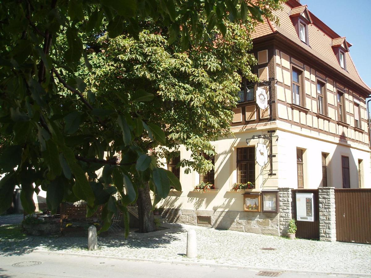 Gasthof Pension Zum Goldenen Hirschen Burgbernheim エクステリア 写真